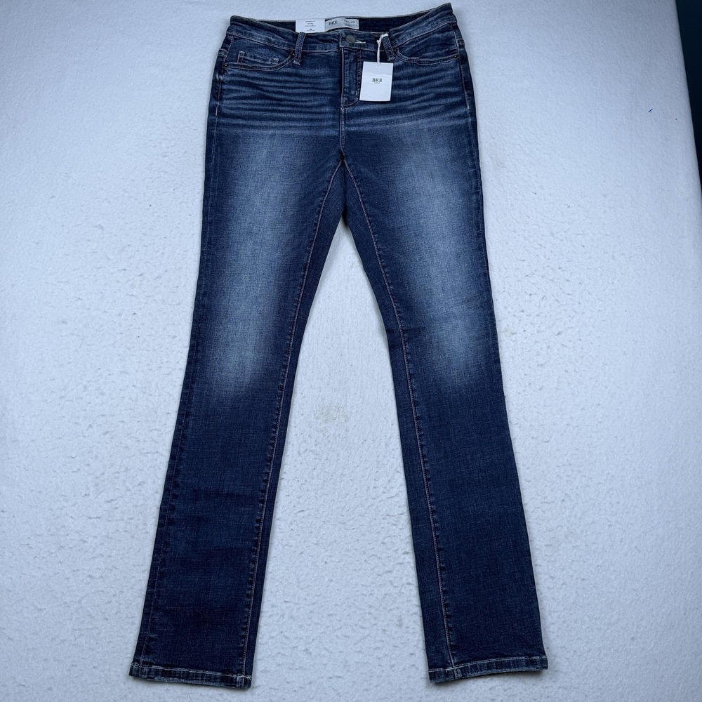 BKE Payton Jeans Womens 27 Blue Medium Wash Mid Rise Classic Skinny Denim